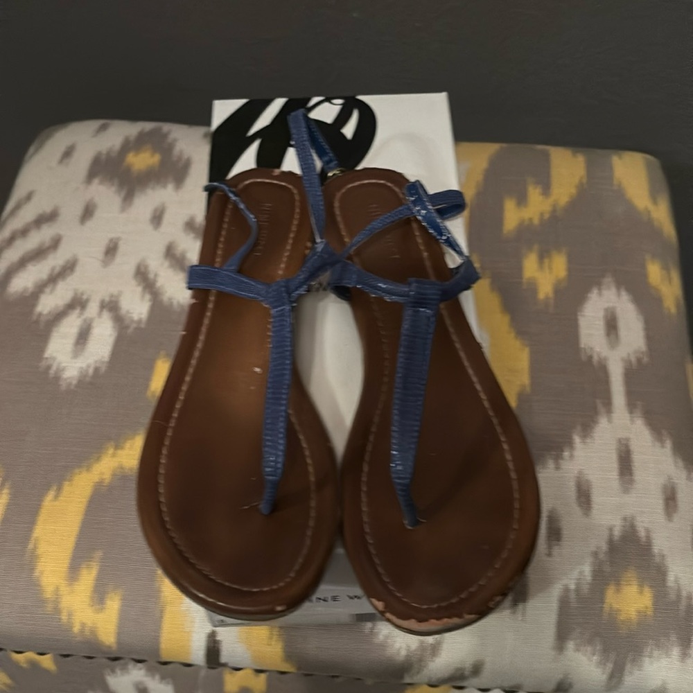 Nine West fatimel1 royal blue sandal